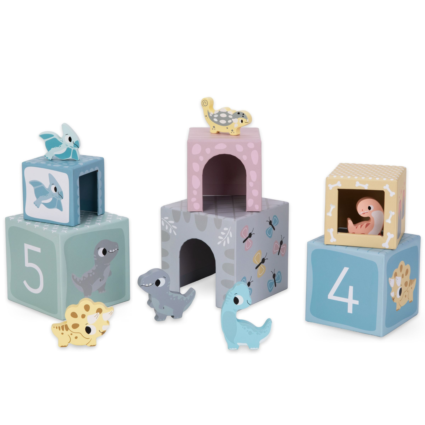 Bokšto rūšiuoklė su figūrėlėmis Dinozaurai