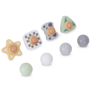 Didelis medinis akligatvis - čiuožykla su besisukančiais elementais