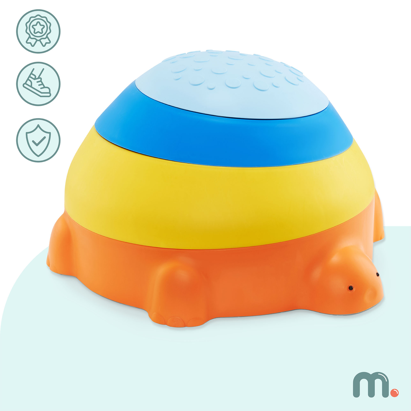 Sensorinis takas vaikams - Spalvotas vėžlys