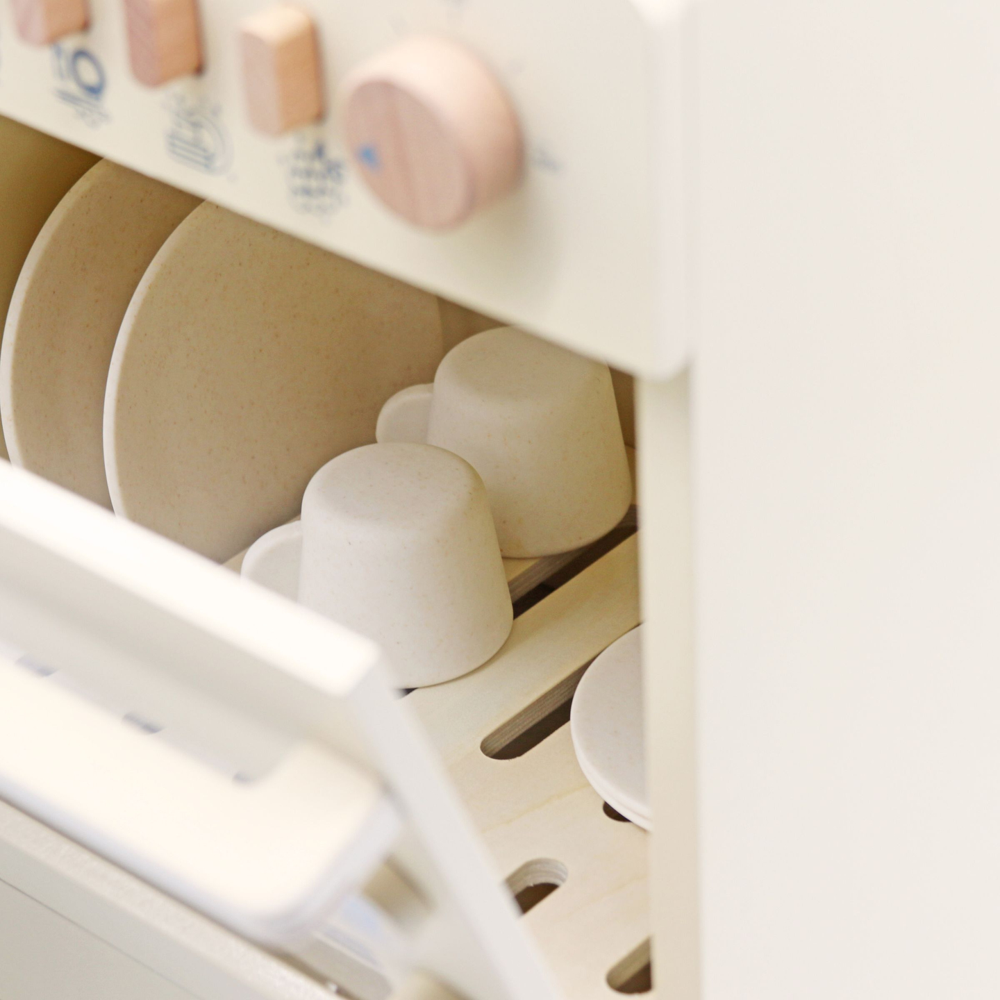 Medinė indaplovė su priedais