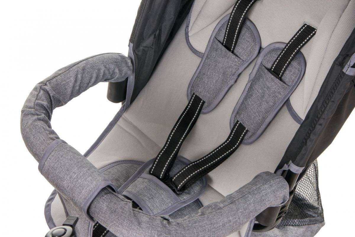 "Tobi Velar" triratis + lietaus plėvelė - pilka