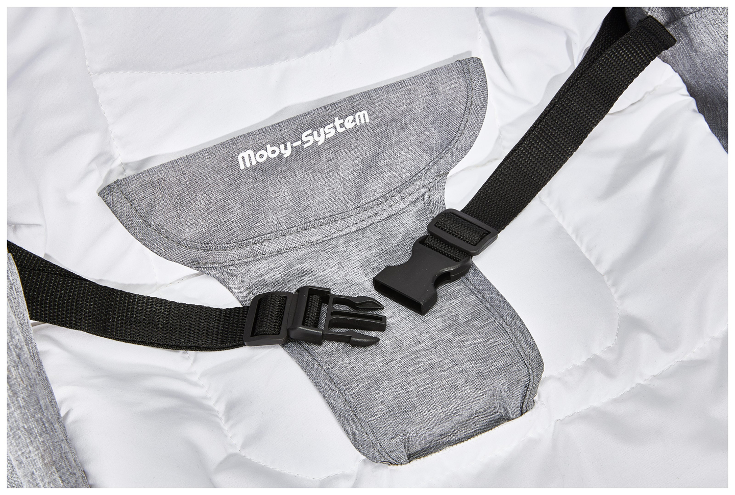 Šezlongas + plūduriavimo sėdynė + vaikiška lovytė 3 viename - Moby-System MILA