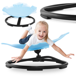 Mini karuselė vaikams Žuvys - mėlyna