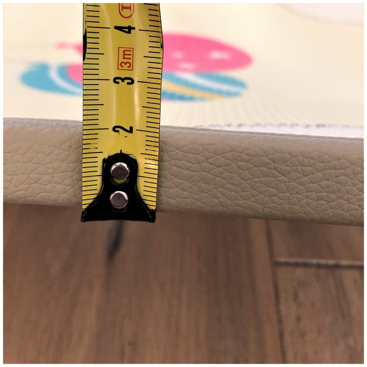 Dvipusis putplasčio kilimėlis XXL - ritinėlis 2 CM (kelias ir zigzagai)