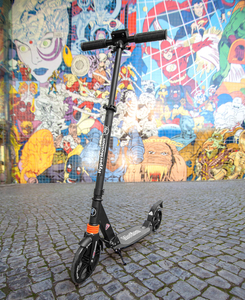 "HyperMotion DRAGSTER" miesto paspirtukas Juodas