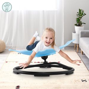 Mini karuselė vaikams Žuvys - mėlyna