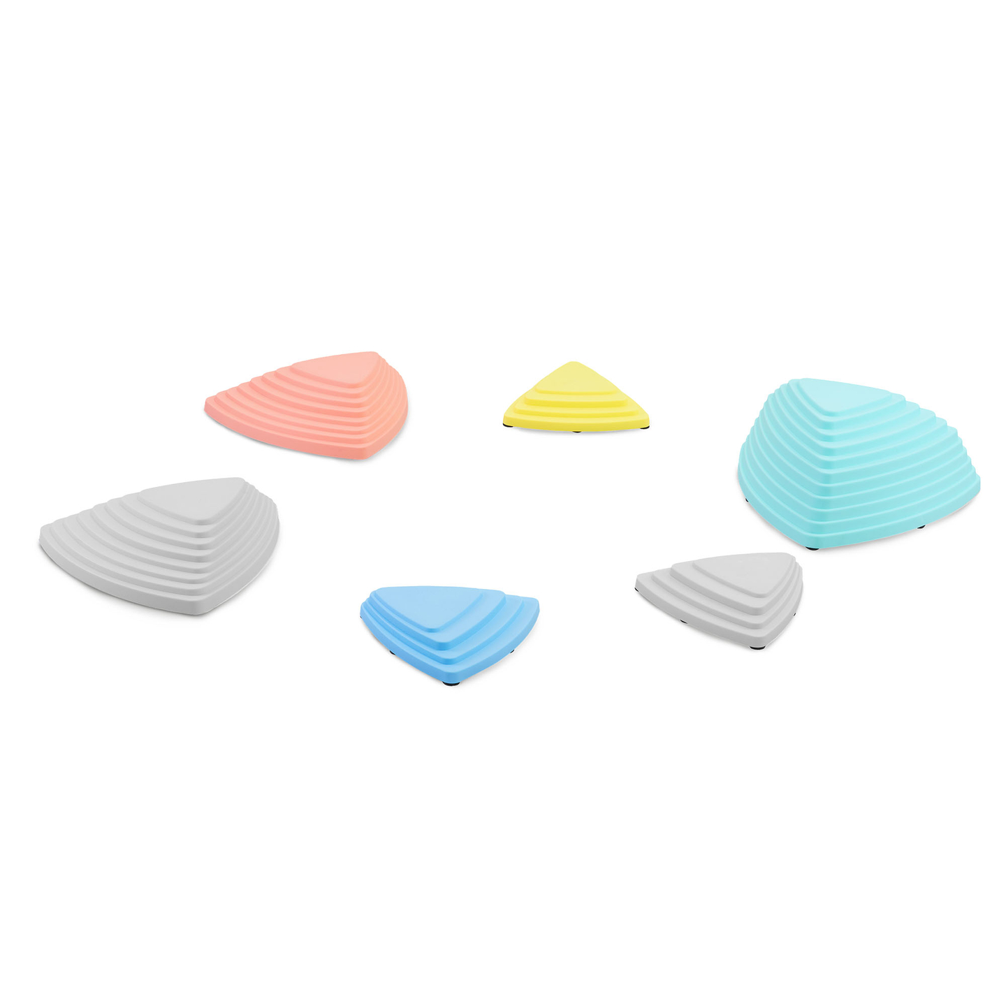 Spalvingi balansavimo akmenys - 6 vienetai