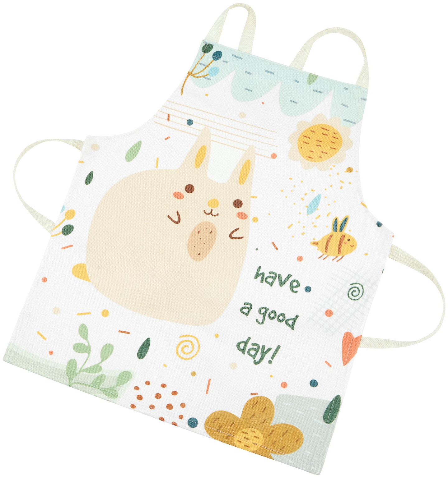 Dideli mediniai balti virtuvės reikmenys ir prijuostė