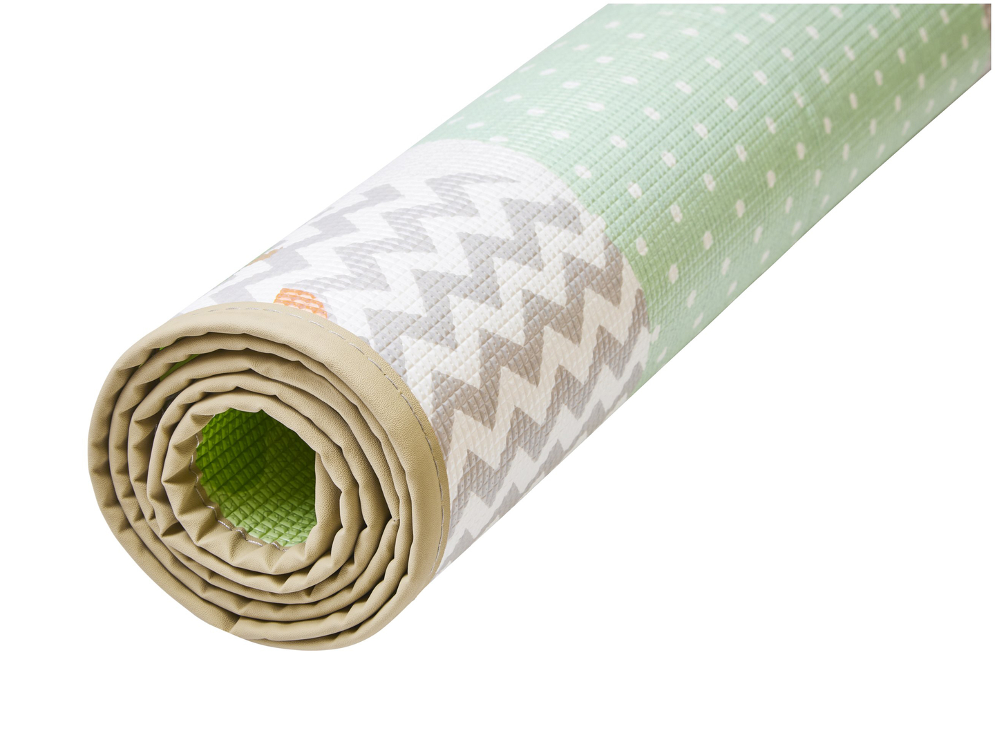 Dvipusis putplasčio kilimėlis - miškas ant kalvos / saulėtas miestas