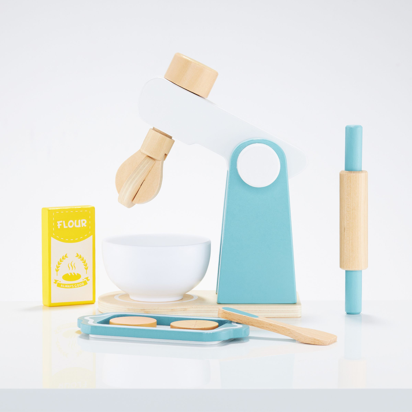 Medinis maišytuvas su priedais