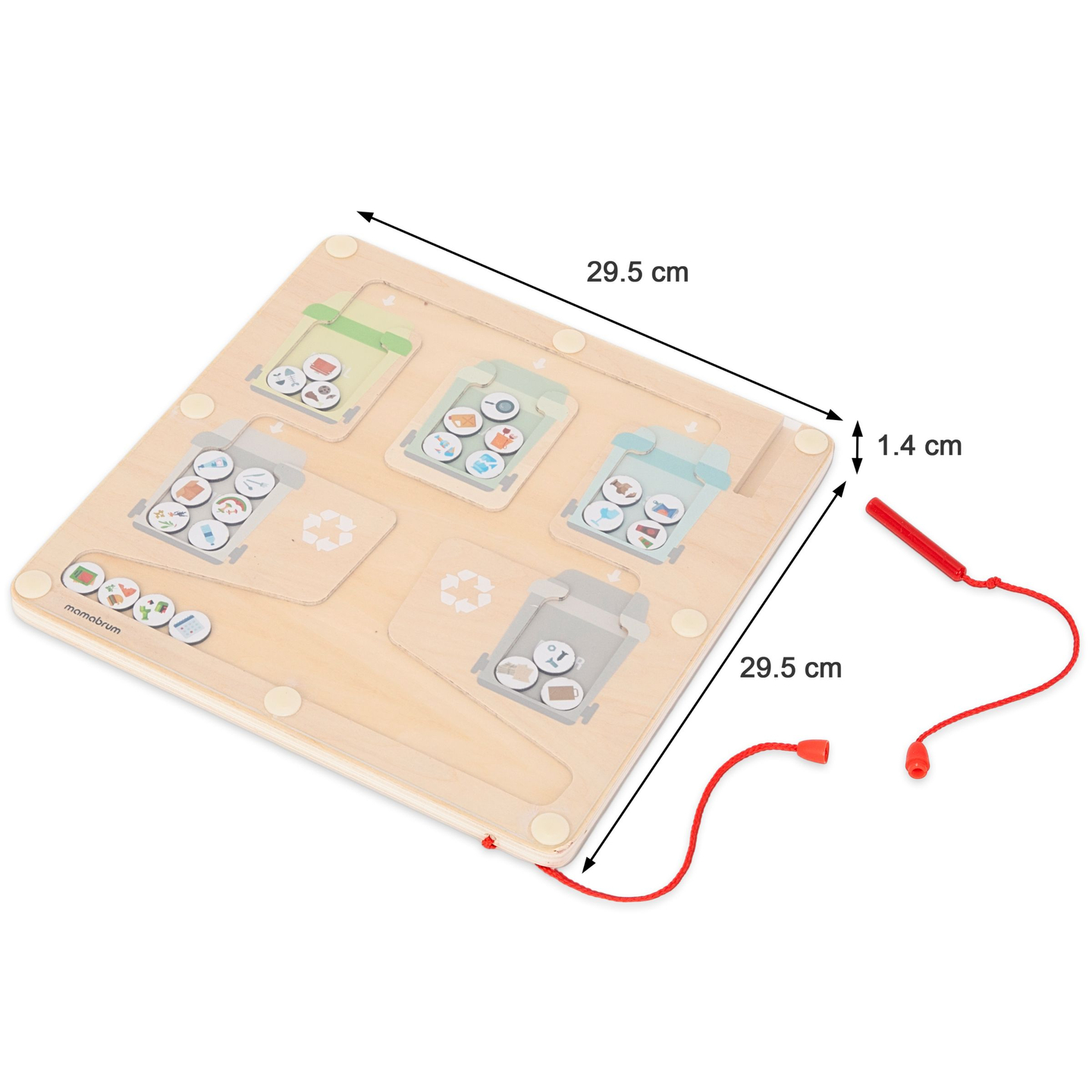Magnetinė dėlionė Perdirbimas
