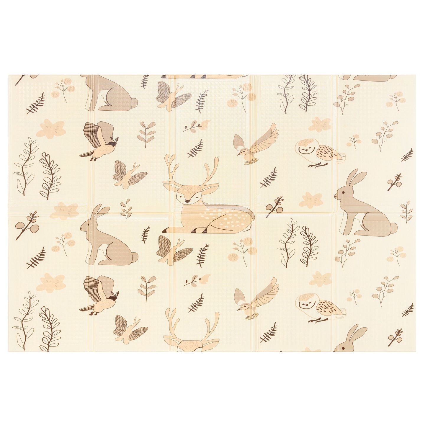 Dvipusis sulankstomas putplasčio kilimėlis 180 x 120 x 1 cm – Magic Forest/Rudens gatvės – boho