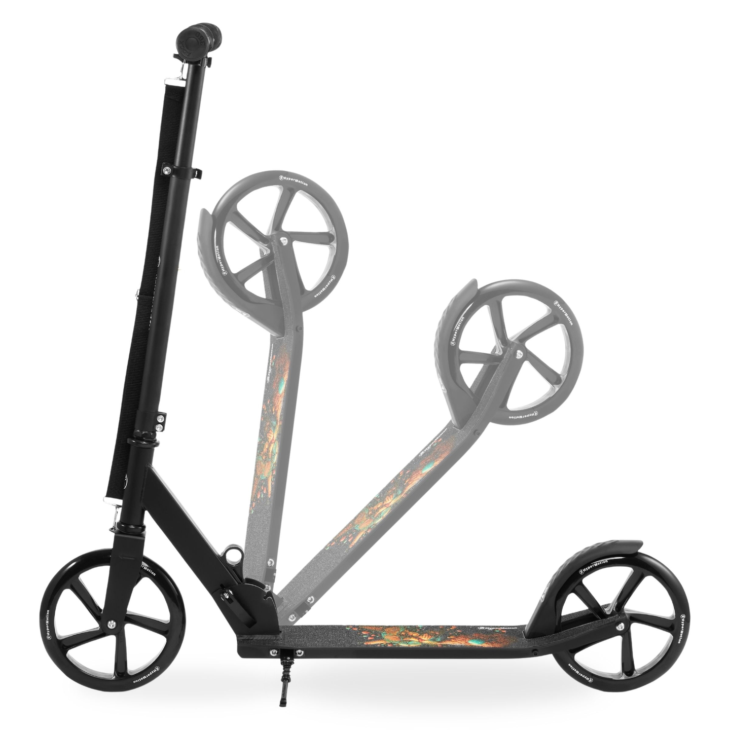 Dviejų ratų miesto motoroleris VIBE Black HyperMotion - 100kg