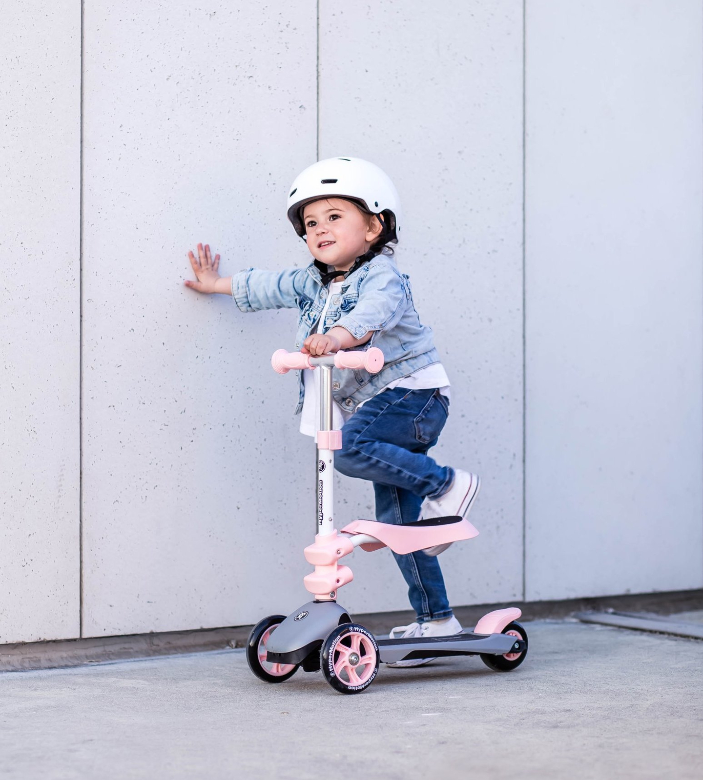 "HyperMotion" 3in1 balansinis triratukas - rožinis