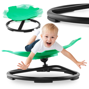 Mini vaikiška karuselė Žuvys - žalia spalva