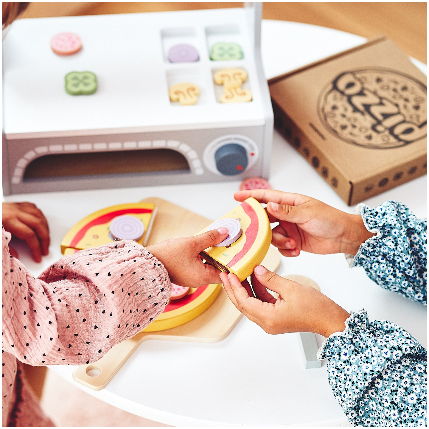 Medinis picų kepimo rinkinys