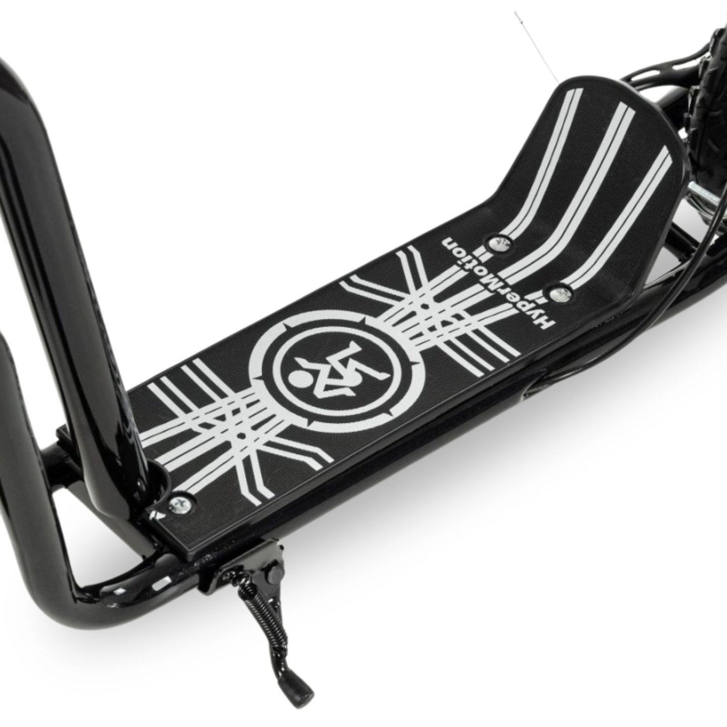 "HyperMotion VIVA 12" paspirtukas (30 cm ratai su pompa) - Juodas