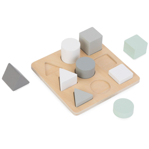 Medinė dėlionė - Sorteris - Trys figūrėlės