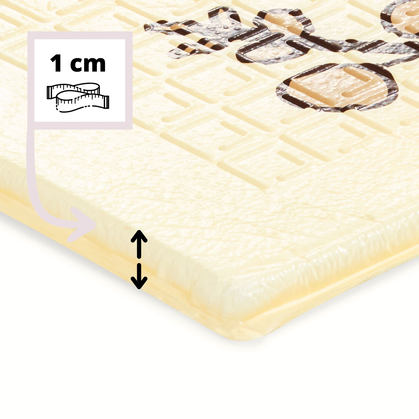 Dvipusis sulankstomas putplasčio kilimėlis 180 x 120 x 1 cm – Magic Forest/Rudens gatvės – boho