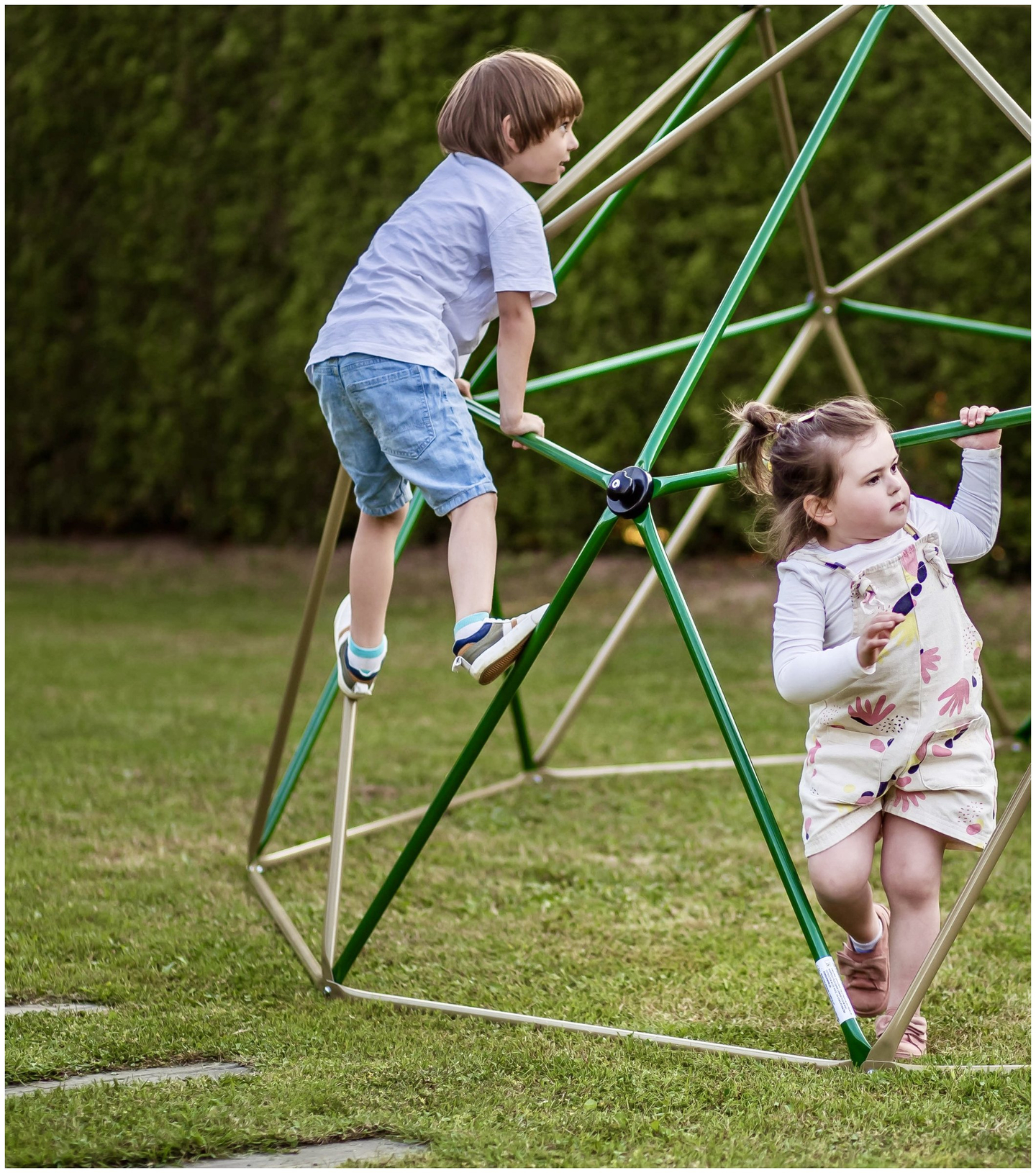 "HyperMotion" vaikų laipiojimo kupolas XXL, geodomas, sodo žaidimų aikštelė, skersmuo: 3 m