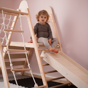 Medinė namų žaidimų aikštelė XL 5in1