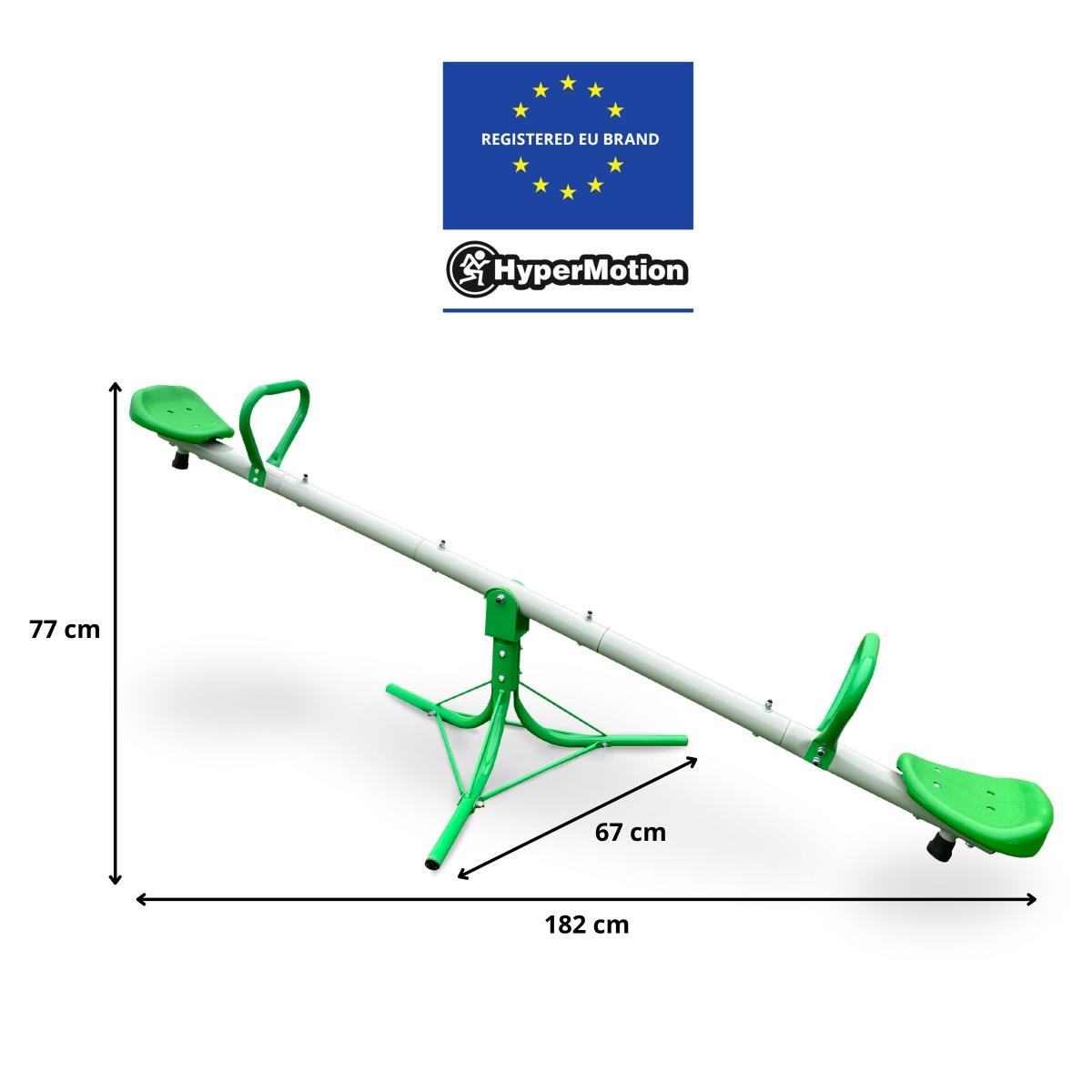 2 viename sūpynės sodo sūpynės, 2 asmenų pusiausvyros sija su 360 laipsnių karuselės funkcija