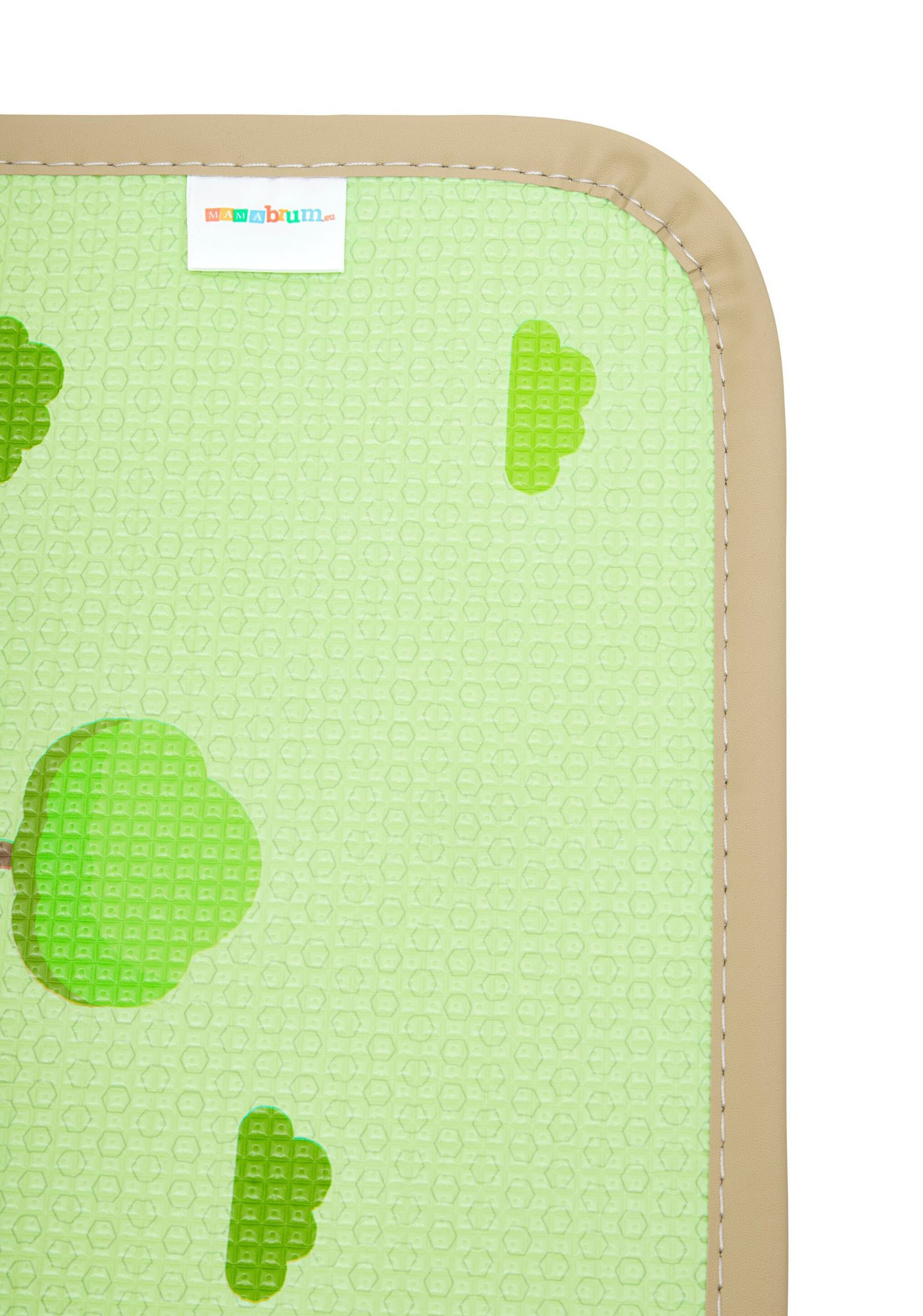 Dvipusis putplasčio kilimėlis - miškas ant kalvos / saulėtas miestas