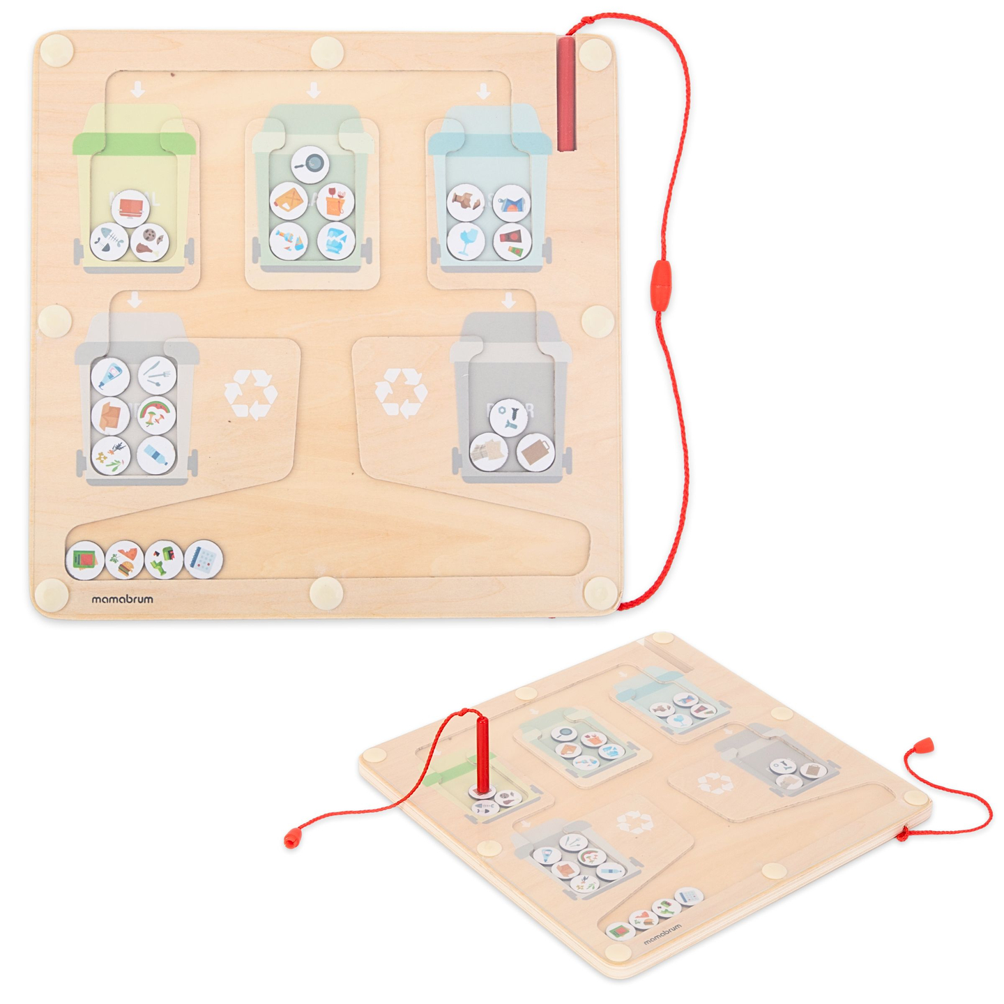 Magnetinė dėlionė Perdirbimas