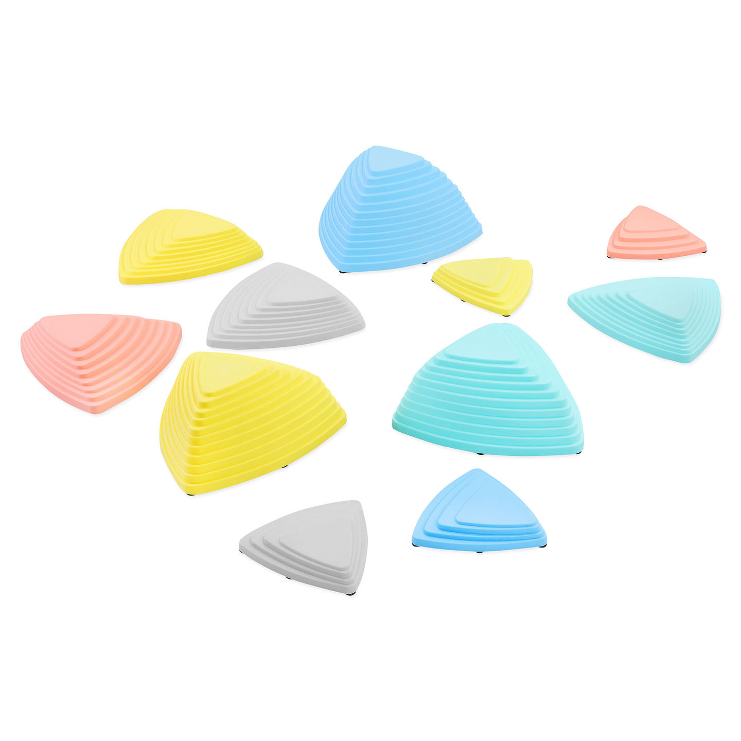 Spalvoti balansavimo akmenys - 11 vienetų