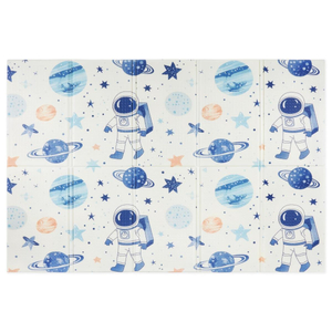 Dvipusis sulankstomas putplasčio kilimėlis 180 x 120 x 1 cm - Kosmosas / geometriniai trikampiai