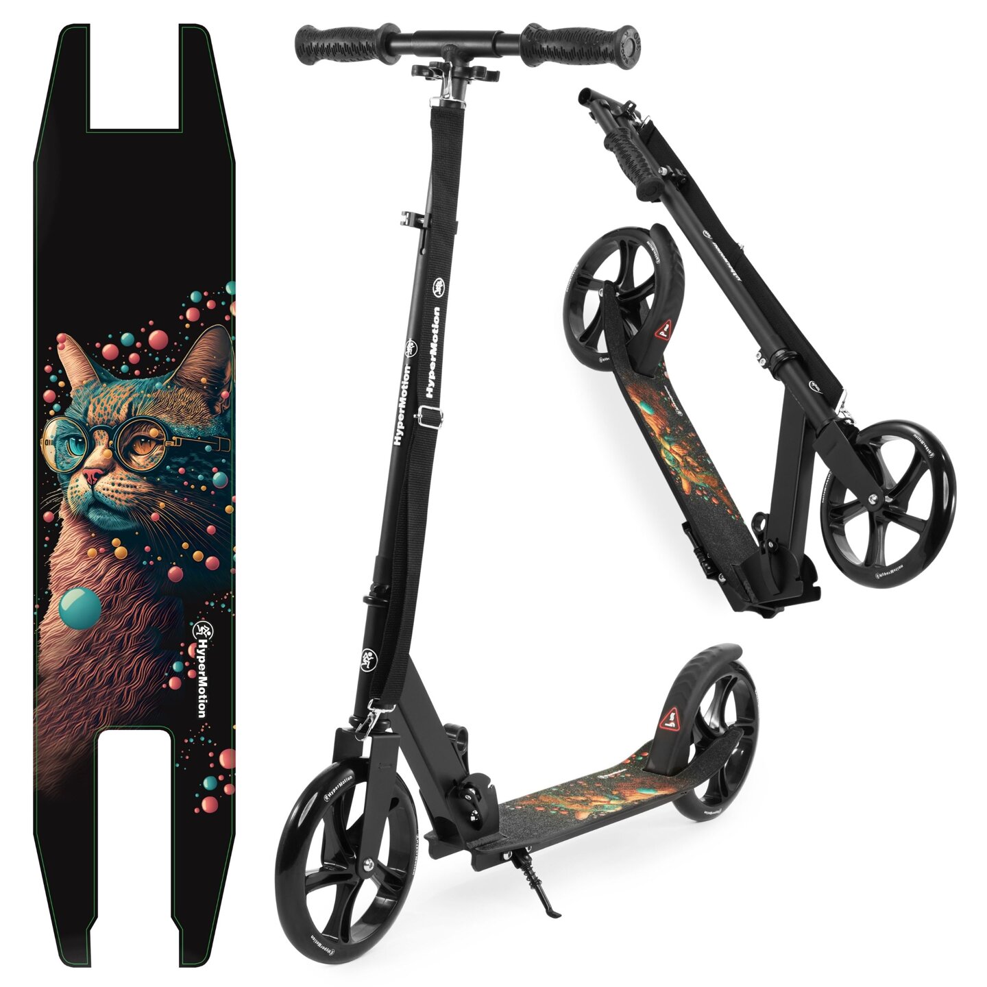 Dviejų ratų miesto motoroleris VIBE Black HyperMotion - 100kg